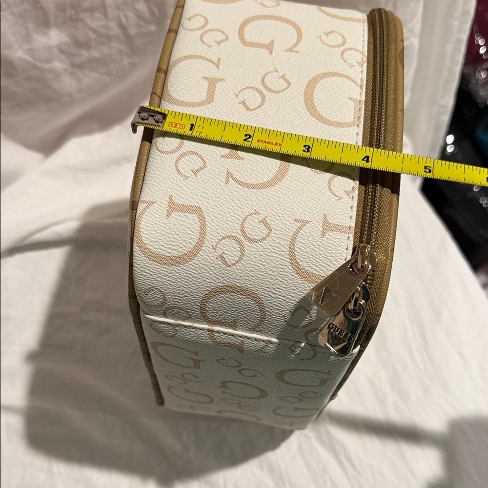 Guess Tan Monogram Travel Bag - Picture 10 of 10